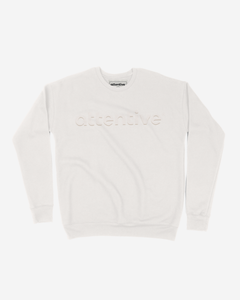 Ivory OOTD Embossed Sweatshirt
